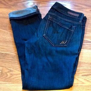 Express Stella Low Ride Skinny Jeans Dark Wash